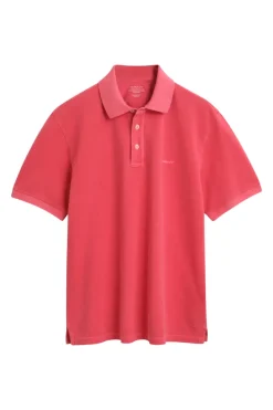 Heren polo korte mouw rose