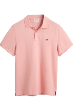 Heren polo korte mouw rose