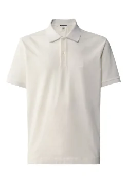 Heren polo korte mouw wit