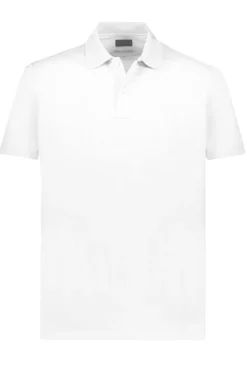 Heren polo korte mouw wit