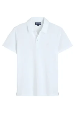 Heren polo korte mouw wit