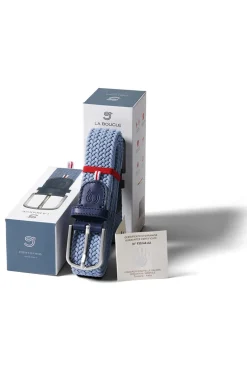 Heren riem blauw