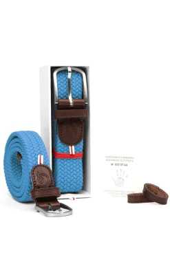Heren riem blauw