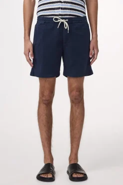 Heren short blauw