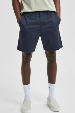 Heren short blauw