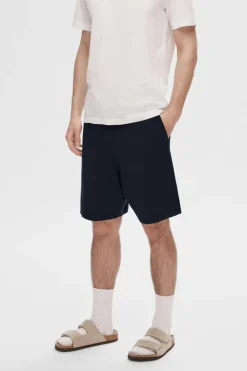 Heren short blauw