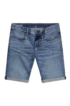 Heren short blauw