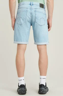 Heren short blauw