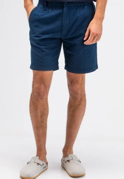Heren short blauw