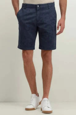 Heren short blauw