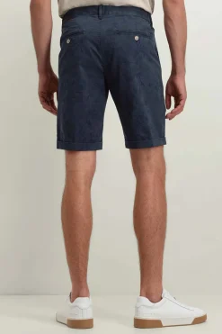 Heren short blauw