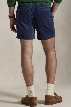 Heren short blauw