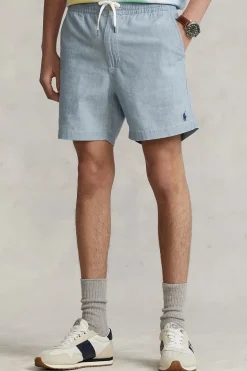 Heren short blauw