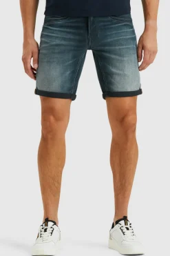 Heren short blauw