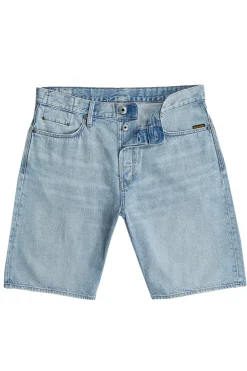 Heren short blauw