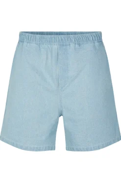 Heren short blauw