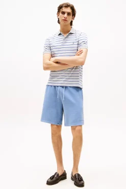 Heren short blauw