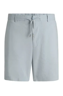 Heren short blauw