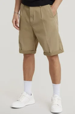 Heren short bruin