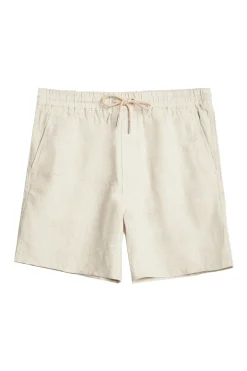 Heren short ecru