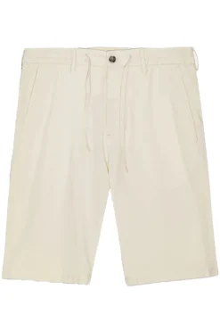Heren short ecru