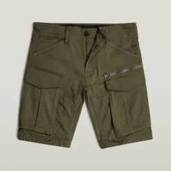 Heren short grijs