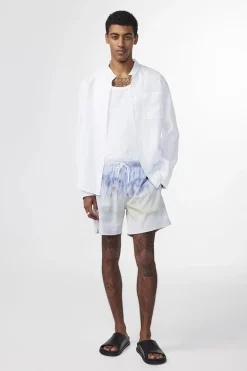 Heren short wit