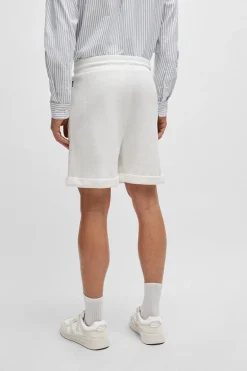 Heren short wit