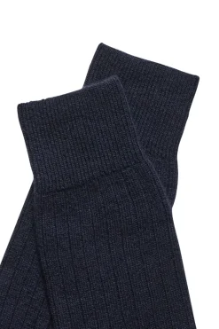 Heren sokken blauw