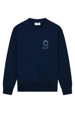 Heren sweater blauw