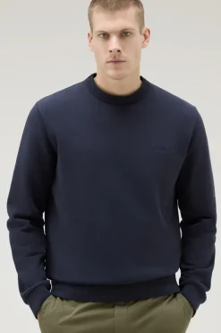 Heren sweater blauw