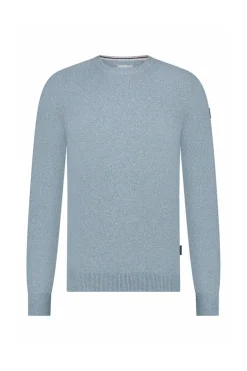 Heren sweater blauw