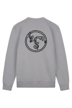 Heren sweater grijs