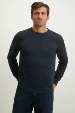Heren trui blauw