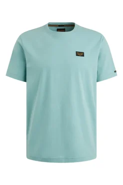 Heren t-shirt kortemouw blauw