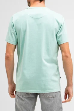 Heren t-shirt kortemouw blauw