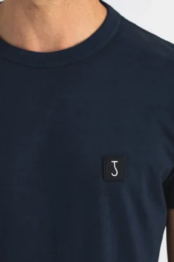 Heren t-shirt kortemouw blauw