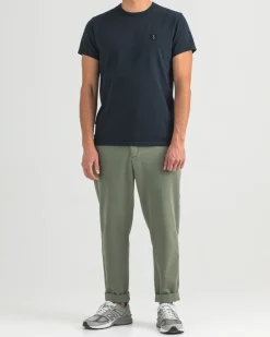 Heren t-shirt kortemouw blauw