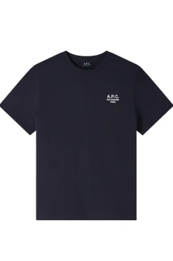 Heren t-shirt kortemouw blauw