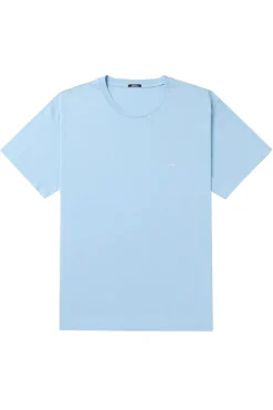 Heren t-shirt kortemouw blauw