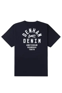 Heren t-shirt kortemouw blauw