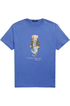 Heren t-shirt kortemouw blauw