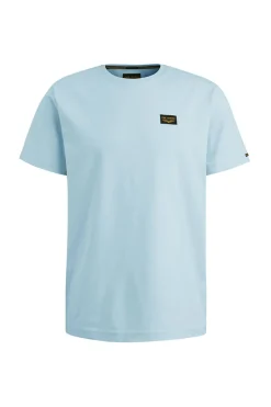 Heren t-shirt kortemouw blauw