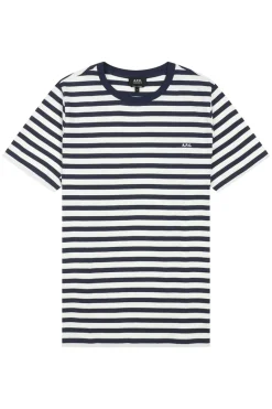 Heren t-shirt kortemouw blauw