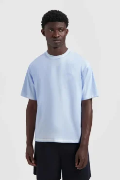 Heren t-shirt kortemouw blauw