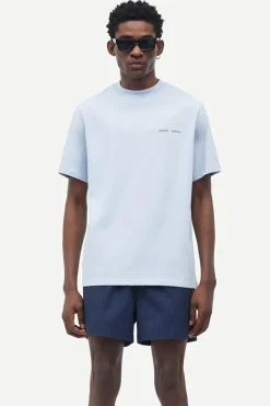 Heren t-shirt kortemouw blauw
