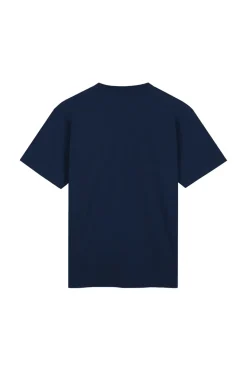 Heren t-shirt kortemouw blauw