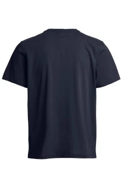 Heren t-shirt kortemouw blauw