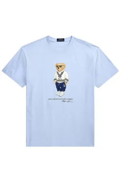 Heren t-shirt kortemouw blauw