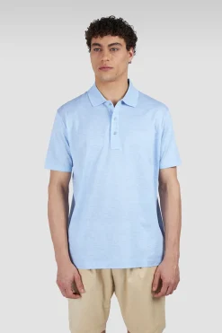 Heren t-shirt kortemouw blauw